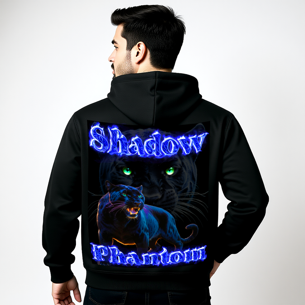 Panther Hoodie „Shadow Phantom“ – HigherBlanks Unisex Kapuzenpullover