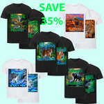 5x Organic T-Shirt Bundle (Größe: L)