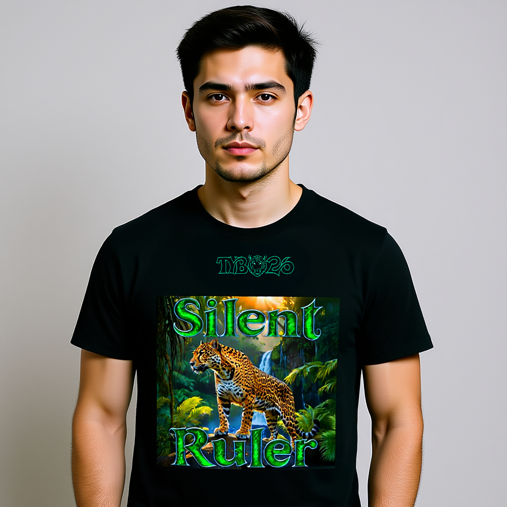 Jaguar T-Shirt „Silent Ruler Classic“ – Unisex Frontdruck Design